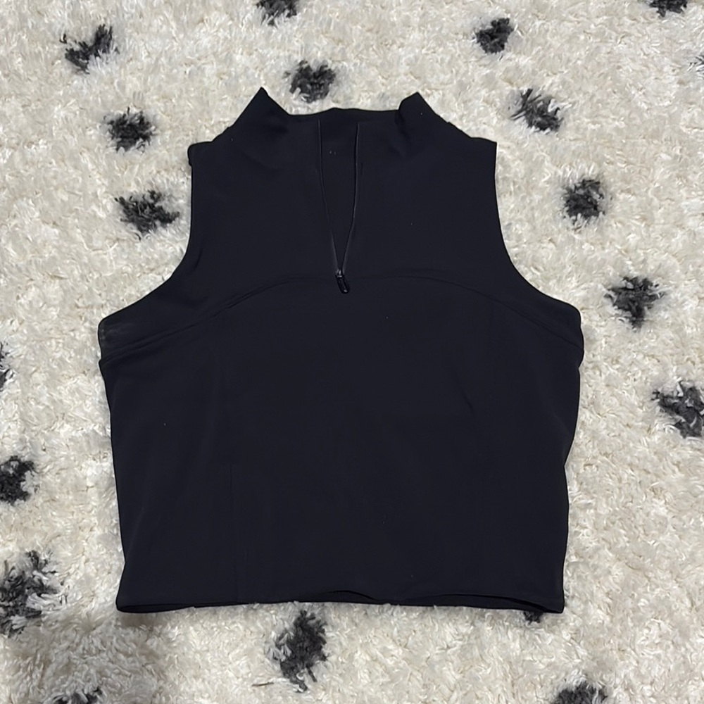 Gold Hinge quarter zip tank